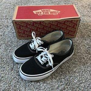 Authentic Black Vans